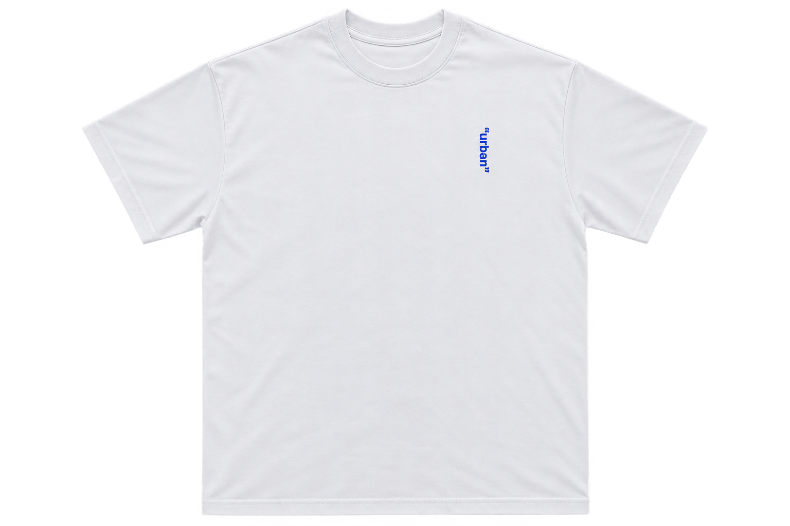 Urban Syndrome t-shirt mockup — front view
